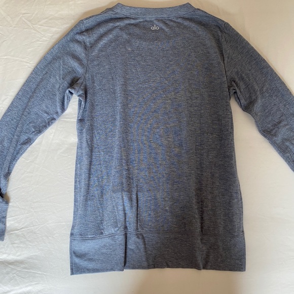 Alo Yoga Glimpse Long Sleeve Blue haze - Picture 6 of 6